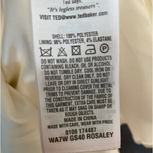 Ted Baker Rosaley Chelsea Grey Mesh Satin Organza Midi Skirt - Picture 9 of 9